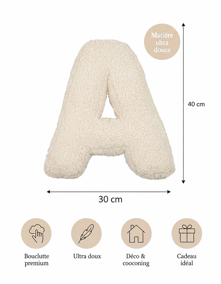 Maison Amorae® - Lettre coussin